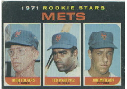 1971 Topps Baseball Cards      648     Folkers/Martinez/Matlack SP RC